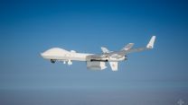 pre-production example of the UK’s new Protector aircraft has taken to the UK skies in preparations for the arrival of Protector to RAF Waddington 09092021 CREDIT MOD