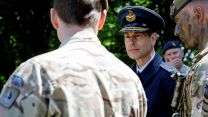 Prince Edward, The Duke of Edinburgh visited British and Ukrainian soldiers during Operation Interflex (Picture: MOD Crown Copyright).
