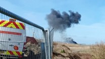 Red Arrows Crash [Pic: Deno James]