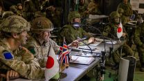 British troops worked alongside the Japanese Ground Self Defence Forces’ (JGSDF) to share information and planning to defeat the enemy