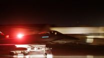Royal Air Force Typhoon FGR4 takes off to carry out Air Strikes against Houthi military targets in Yemen. On 22 January, the UK conducted further strikes against Houthi targets (Picture: MOD).