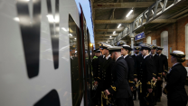 The majority of Armed Forces personnel participating in the Coronation procession travelled to London via train overnight, arriving at Waterloo Station
