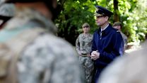 Prince Edward met with Ukrainian soldiers during Operation Interflex (Picture: MOD Crown Copyright).