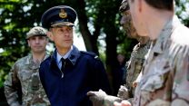 The Duke of Edinburgh observing the UK-led Operation Interflex (Picture: MOD Crown Copyright).