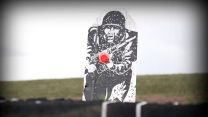 A look through the scope of the KS-1 rifle in Scotland whilst being used by the Royal Marines.