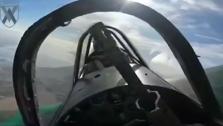 Ukrainian Yak-52s are being used to flip or shoot down Russian drones
