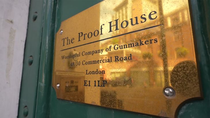 The proofing of firearms was established in 1637 under a royal charter from King Charles I (Picture: BFBS)