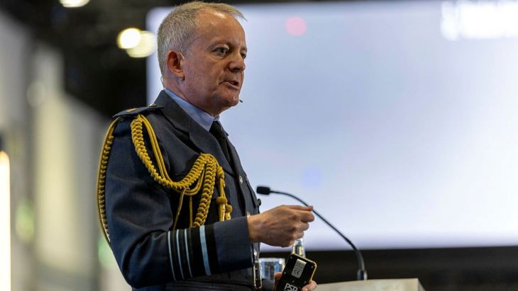 Chief of the Defence Staff Air Chief Marshal Sir Rich Knighton raised concerns about funding to support operations and training (Picture: MOD)