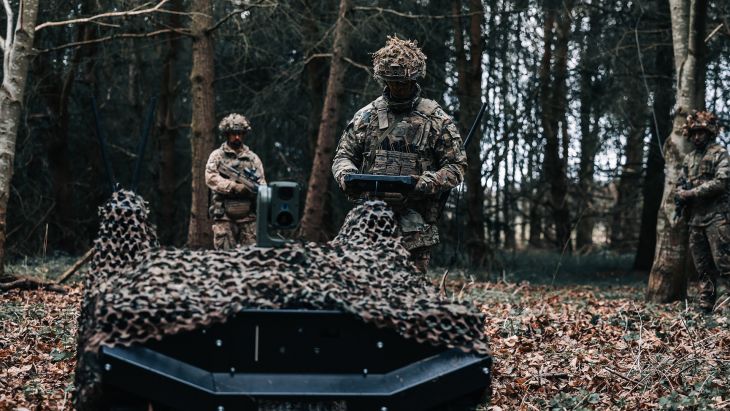The Chief of the General Staff explained how the Army is shifting to a more agile, tech-based model, merging data, AI and autonomy (Picture: ARX Robotics)