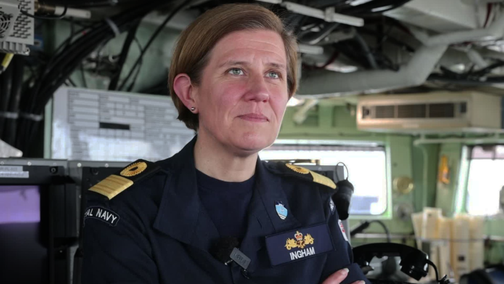 SNMG1 is led by one of the Royal Navy's top senior officers: Commodore Maryla Ingham (Picture: BFBS)