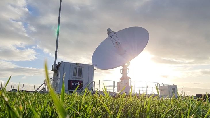 In addition to  SpaceX satellite and communications systems, the Ministry of Defence has others, including its own dedicated Skynet system (Picture: BFBS)