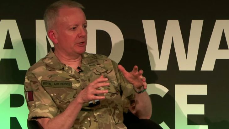 Air Chief Marshal Sir Richard Knighton Royal United Services Institute's Land Warfare Conference 250626 CREDIT RUSI