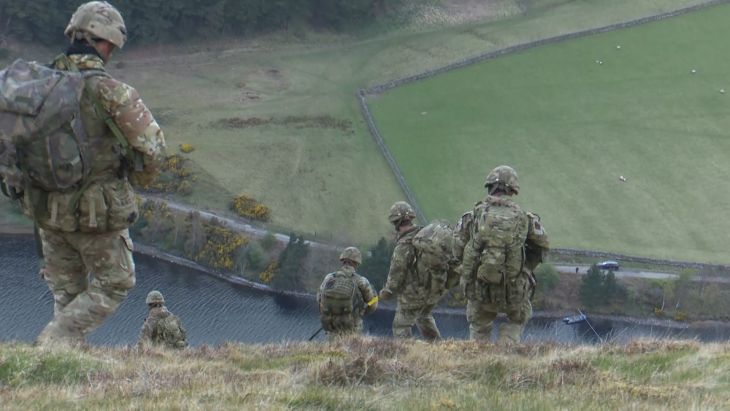 Military hubs would be set up across Ukraine in the event of a ceasefire