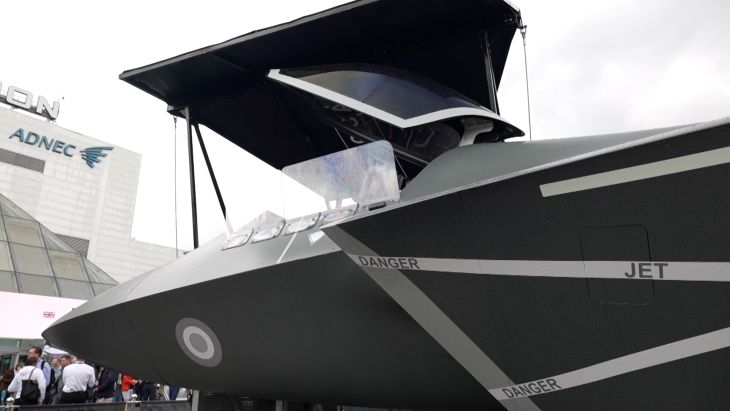 This Tempest mock-up was on display at DSEI 2025
