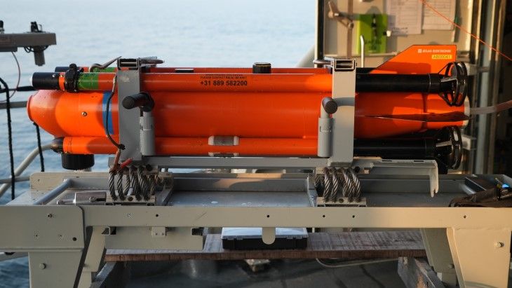 Sea fox remote controlled device aboard Baltic Sentry