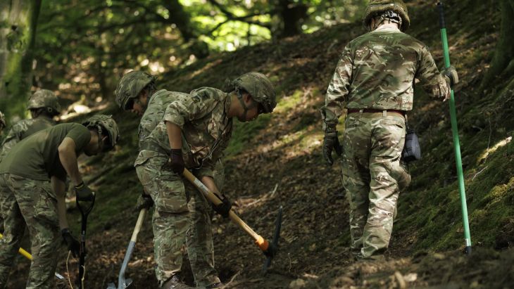 A MACA request was filed to get help from the military to tackle several wildfires burning in the region (Picture: MOD)