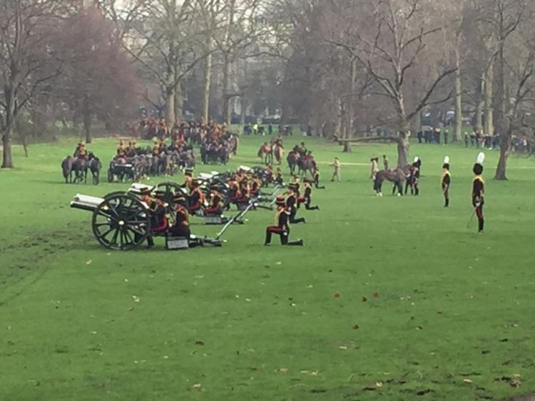 Royal Salute By The Kings Troop