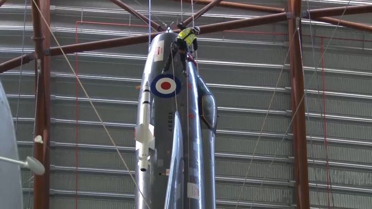 Lightning aircraft RAF Cosford