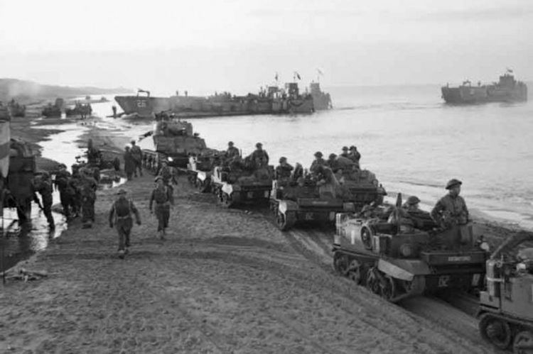 Allied forces at Anzio Beachead - 22nd Jan 1944 
