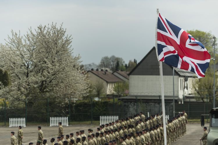 British Army Medal Parade Germany