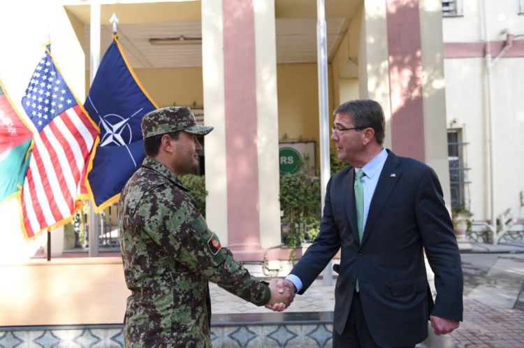 Ash Carter In Afghanistan Visit