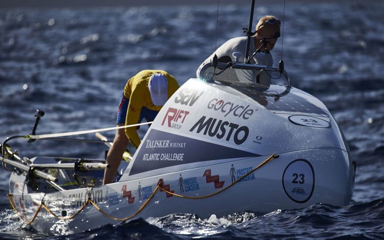 RIFT Supporting Capt Olly Clark in Talisker Atlantic Challenge. Pic: Ben Duffy 