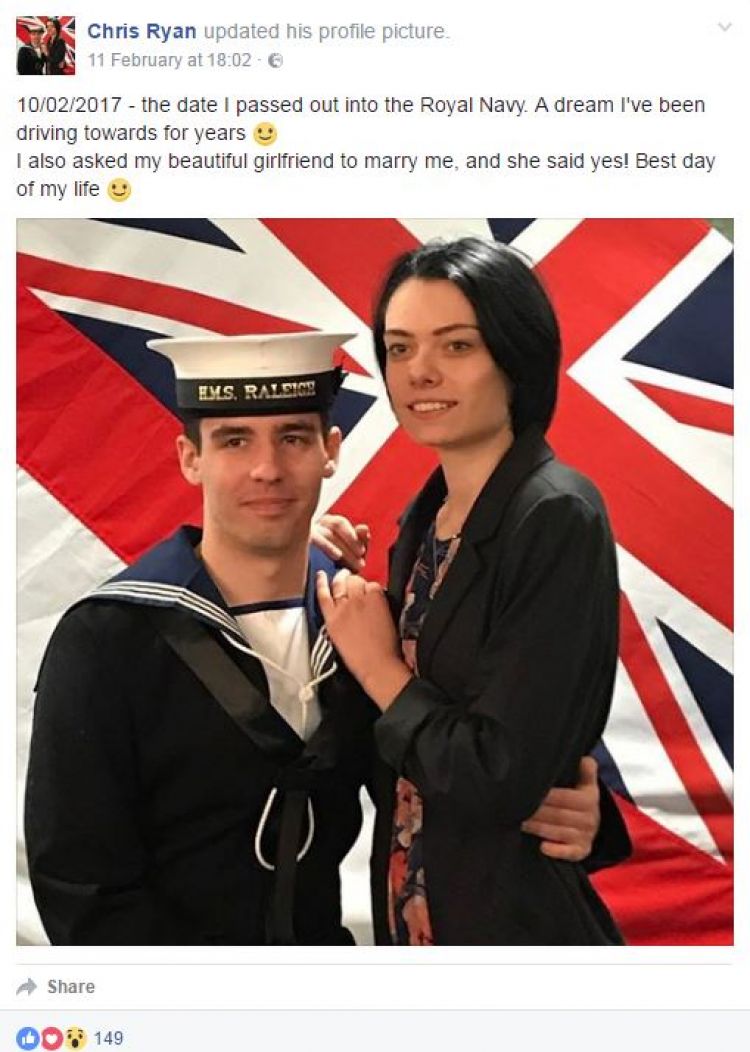 Royal Navy Sailor Proposes At Passing Out Parade