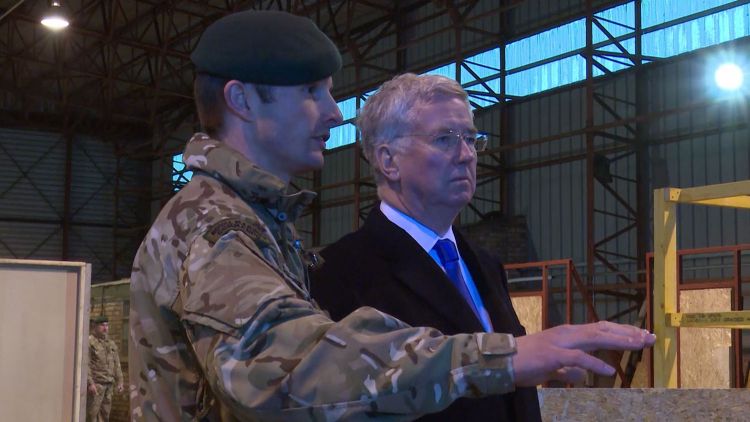 Fallon & Royal Marine Commandos In Scotland
