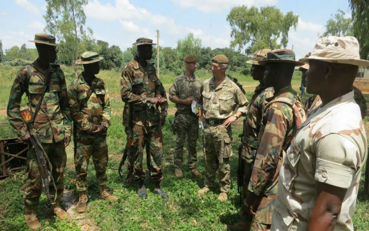 General Sir Nicholas Houghton visited the British Military Advisory and Training Team (BMATT) in Nigeria to see their counter-insurgency work first hand
