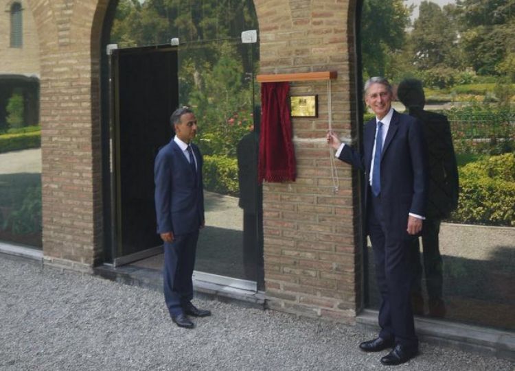 Foreign Secretary Philip Hammond MP opens British Embassy in Tehran