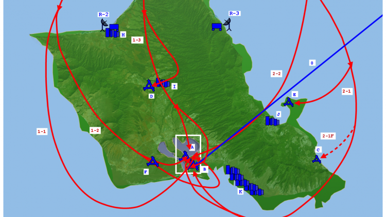 Oahu island attack