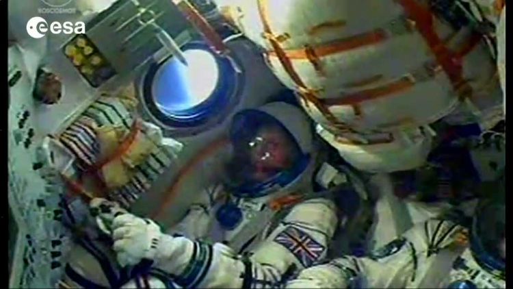 Major Tim Peake in orbit