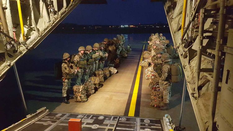 16 Air Assault Brigade At RAF Brize Norton Ahead Of Jump 16 Air Assault Brigade At RAF Brize Norton Ahead Of Jump