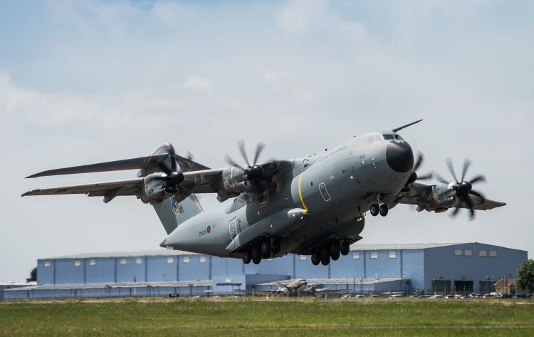 RAF Atlas taking off