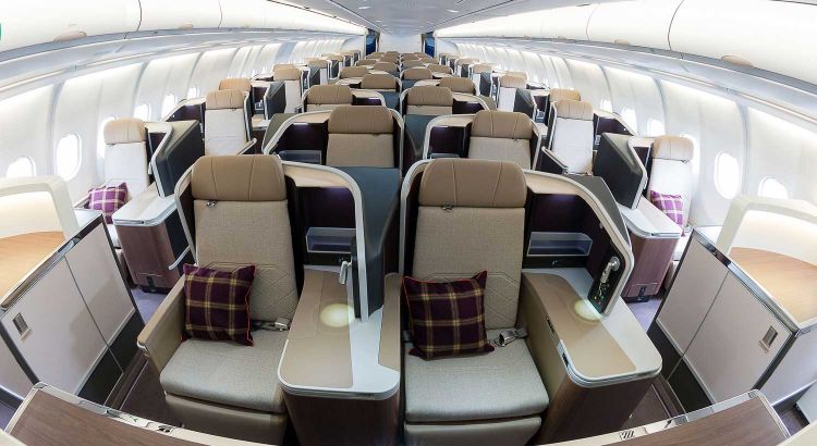 Business Section Of RAF's VIP Voyager Aircraft 
