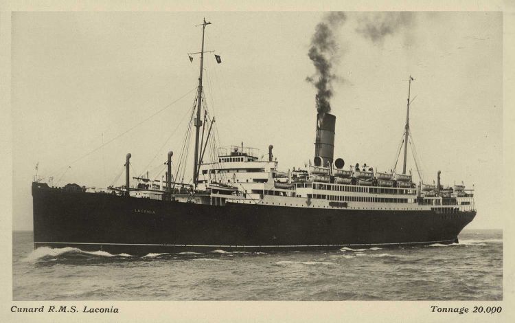 Cunard Liner R.M.S Laconia Pre-World World II