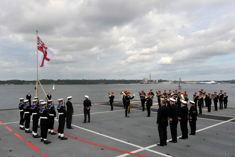 ROYAL NAVY ARRIVE IN GERMANY FOR KIEL WEEK