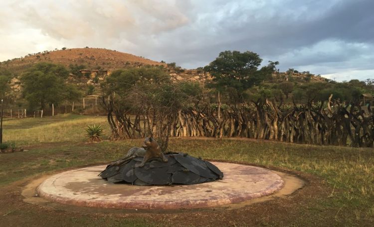Zulu warrior memorial, Rourke's Drift