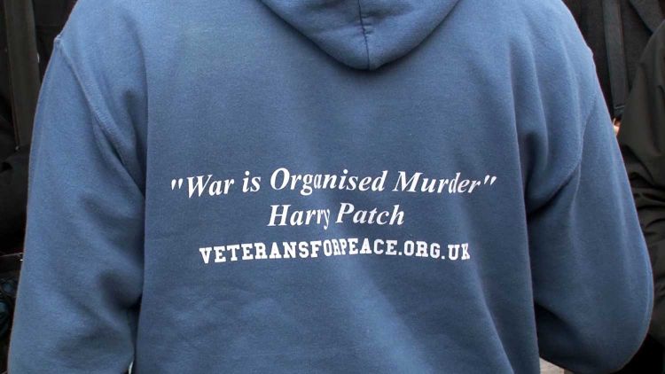 "War is organised murder" Harry Patch