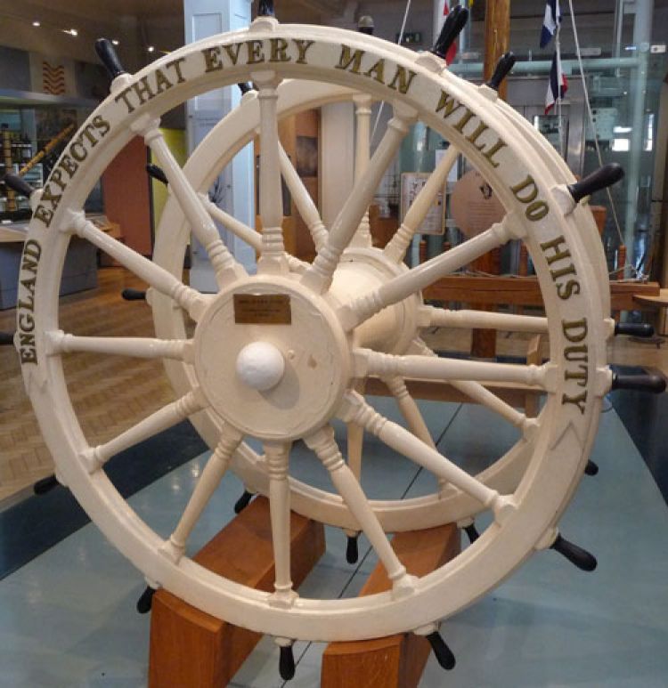 Understated Wheel Will Steer HMS Queen Elizabeth