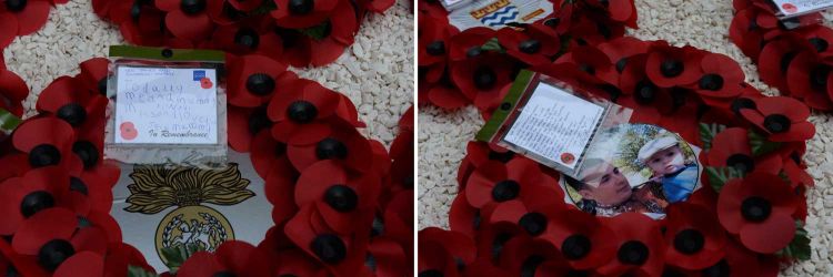 “At the going down of the sun and in the morning, we will remember them.” “At the going down of the sun and in the morning, we will remember them.”