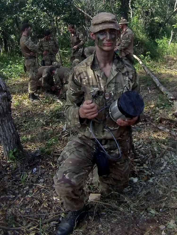 Improvised claymore mine