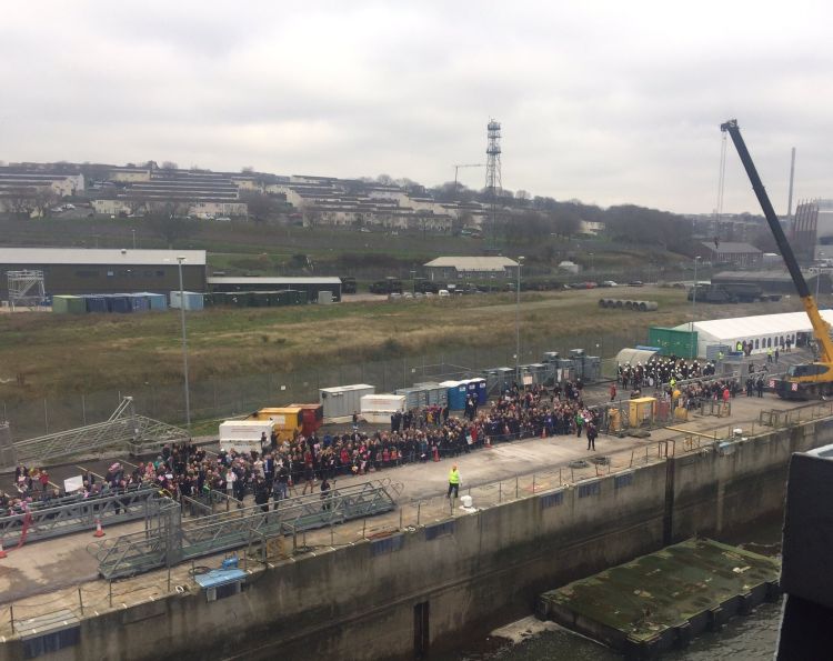 Plymouth Dock From HMS Bulwark