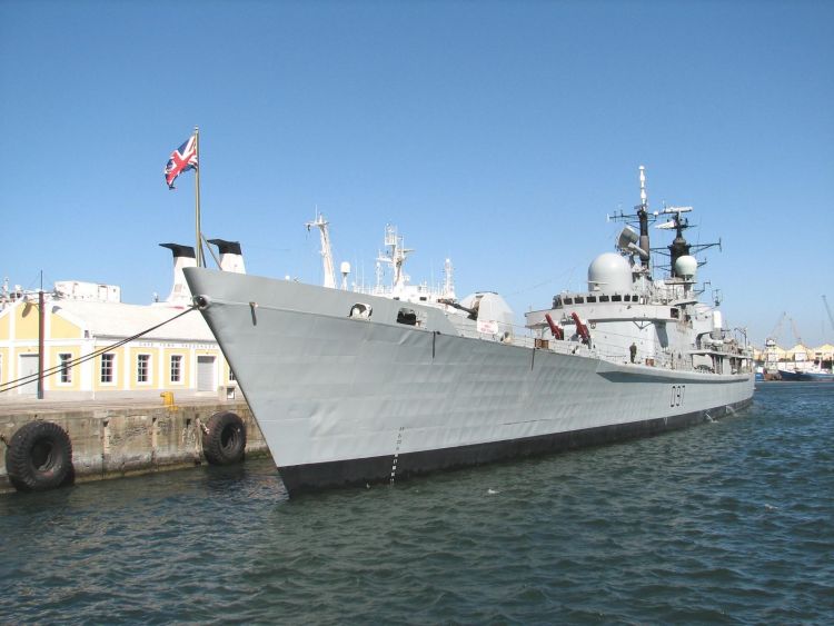 HMS Edinburgh Sets Sail For Final Time 