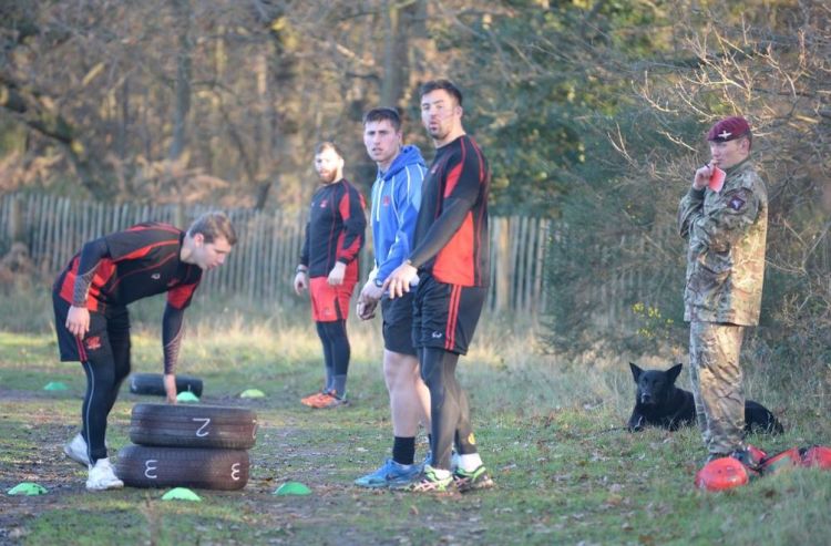 Paras Set The Pace For Rugby Squad's Pre-Season Training