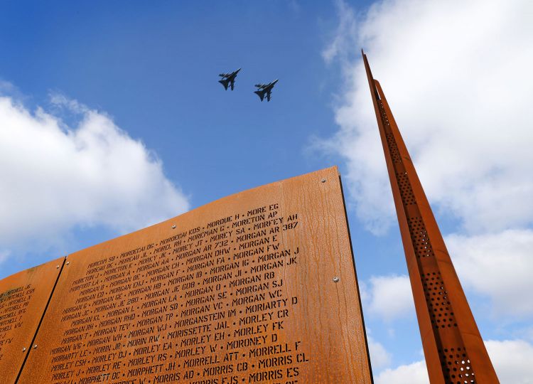 Bomber Command Memorial Opened