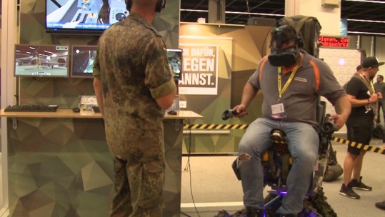 VR is being used as a tool to get gamers interested in the German armed forces.