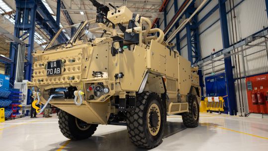 Jackal 3 at Babcock Devonport site HMT 020224 CREDIT MOD