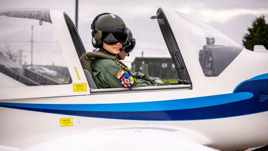 Ten Ukrainian pilots have undergone intensive training with the Royal Air Force, and will soon go onto train with the French Air Force before flying the F-16 fighter jet (Picture: MOD/ Royal Air Force).