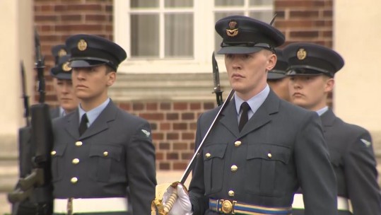 Concluding graduation at RAF graduation